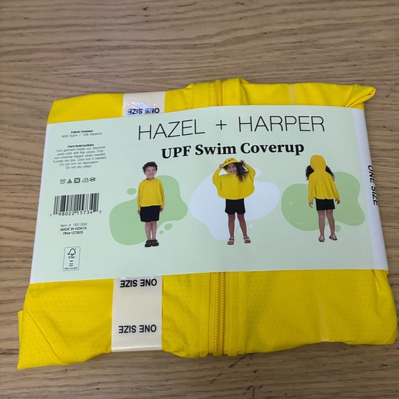 🆕Hazel + Harper UPF Swim Coverup OS 2T-4T🆕 - Picture 7 of 9